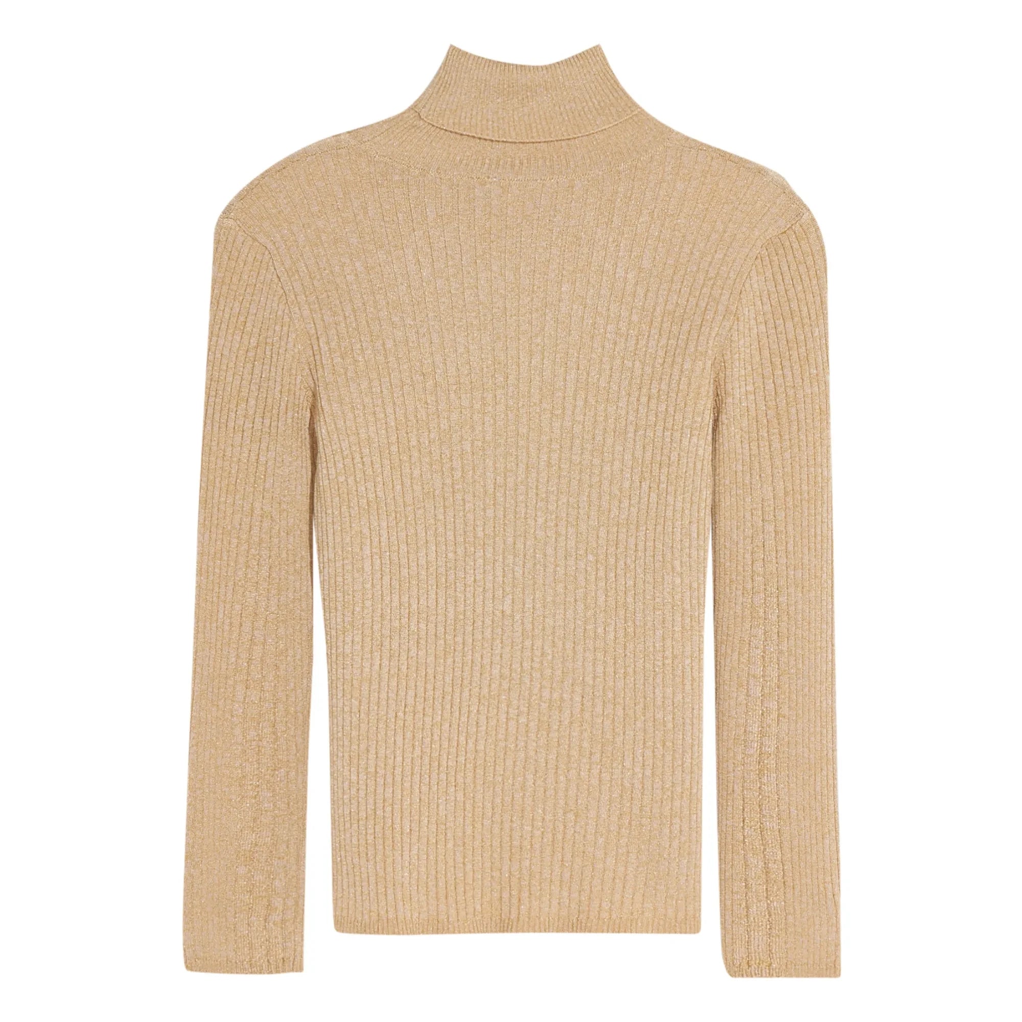 Bellerose - Anolux Lurex balıkçı yaka | Kum