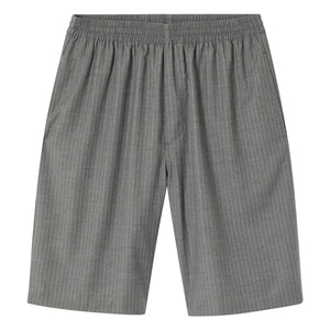 American Vintage - Striped Shorts | Heather Gray