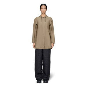 Rains - A-Line W3 Ceket | Koyu Bej
