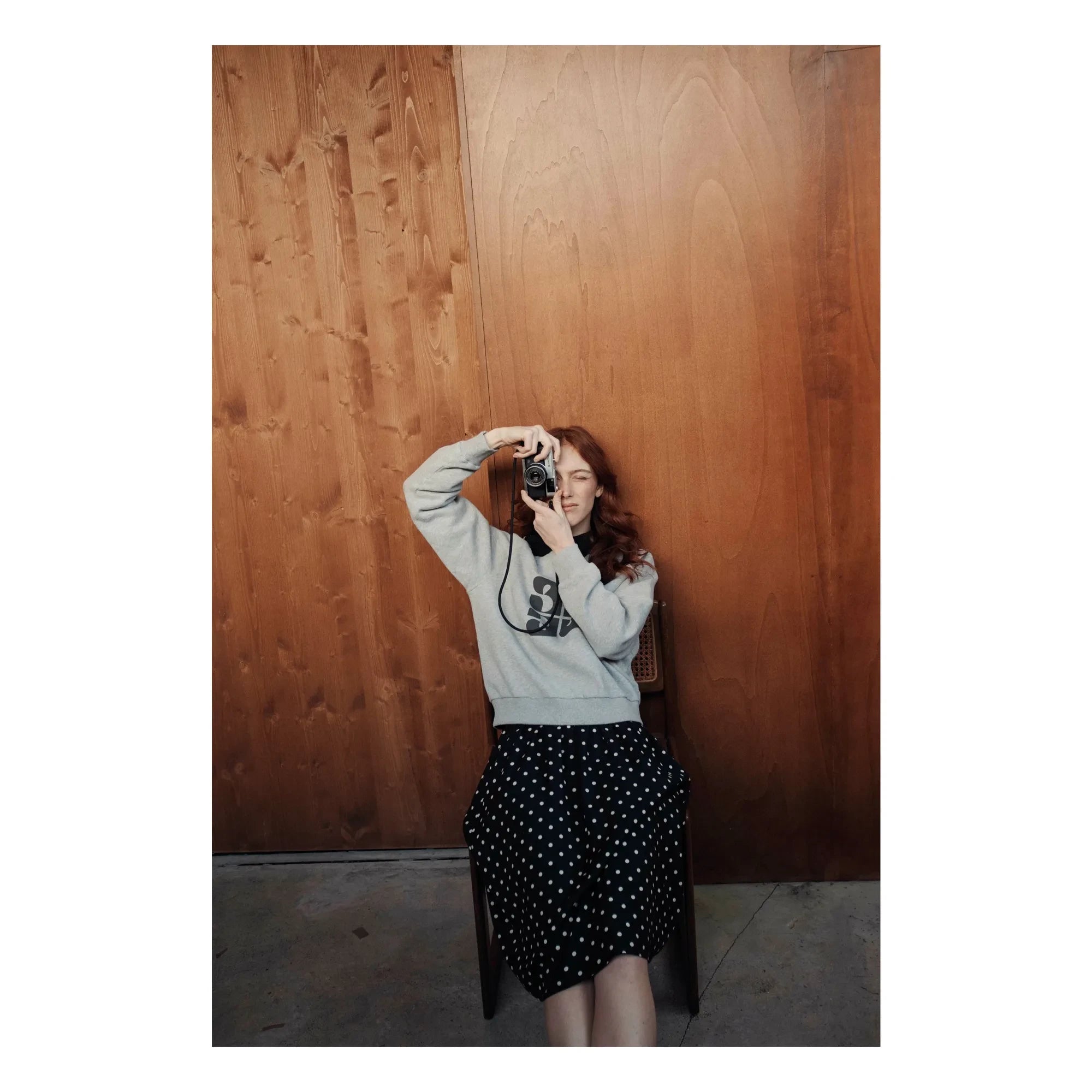 Emile et Ida - Carl Sigle Organic Cotton Sweatshirt | Heather Grey