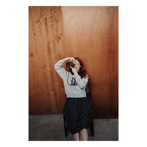 Emile et Ida - Carl Sigle Organic Cotton Sweatshirt | Heather Grey