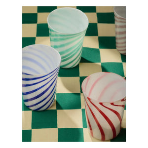 Bitossi - Geblasene Gläser "Bachette Verde" - 2er Set | Grün