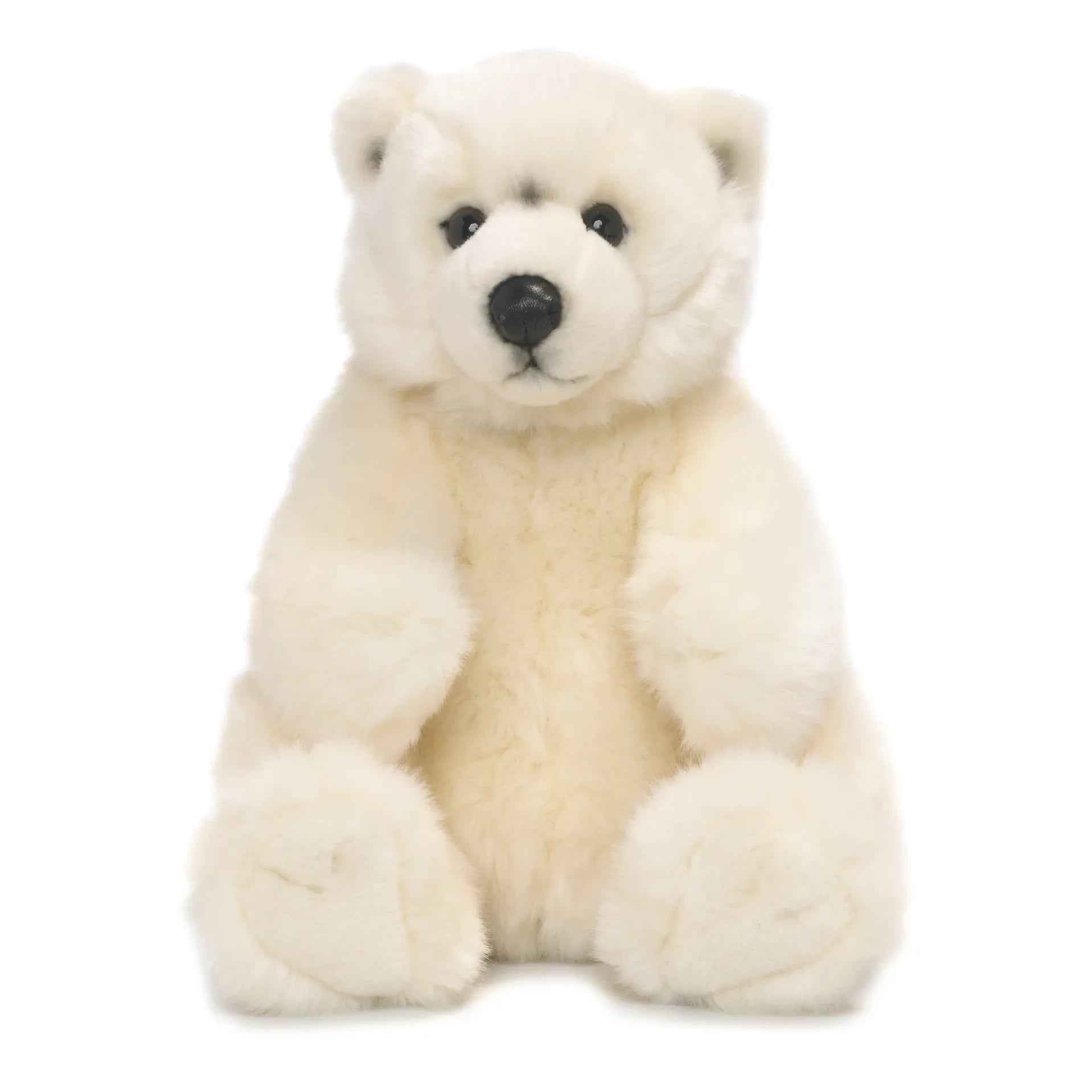 Bon Ton Toys - Sitzender Eisbär Plüschtier | Weiß