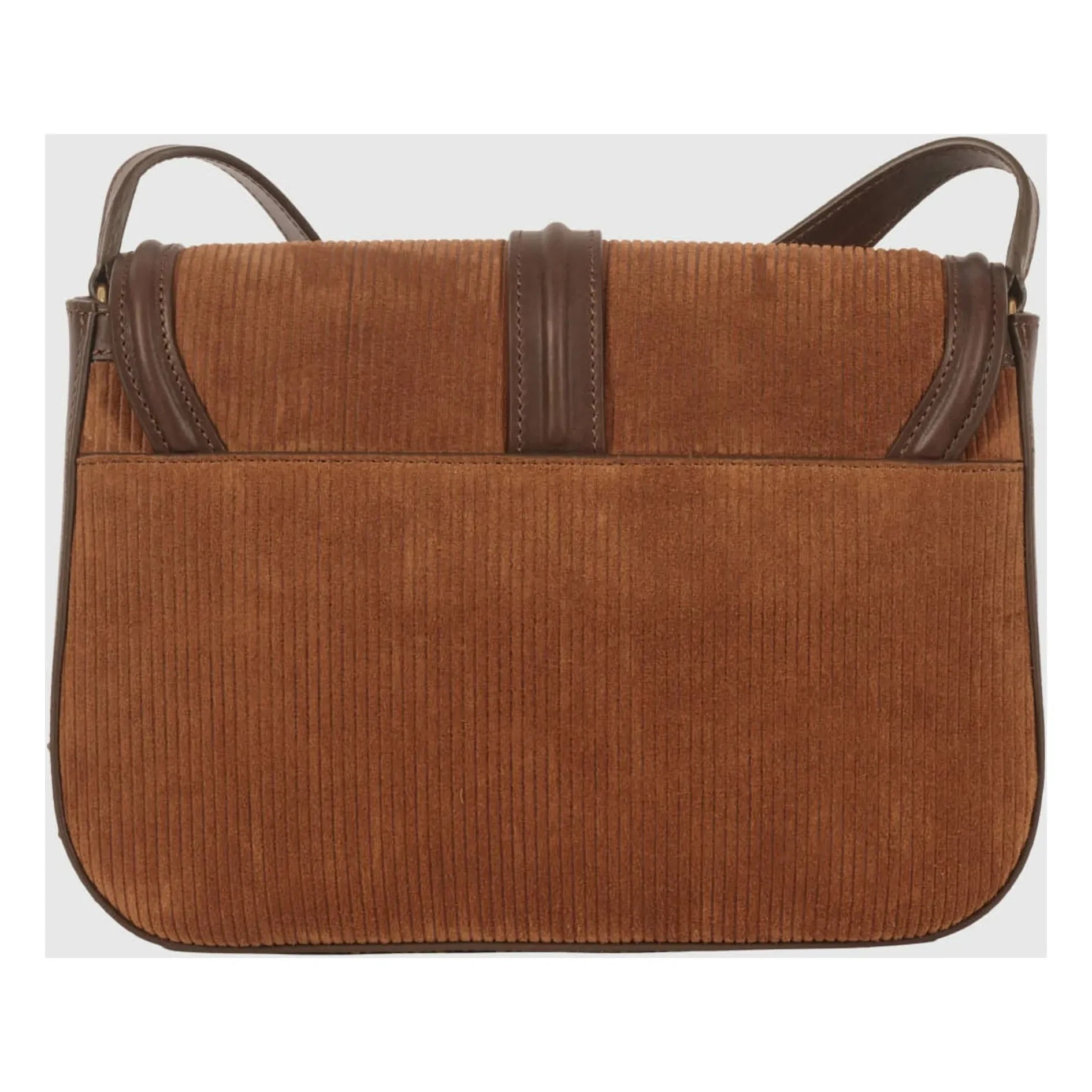 Maria de la Orden - Noah Velvet and Leather Bag | Camel