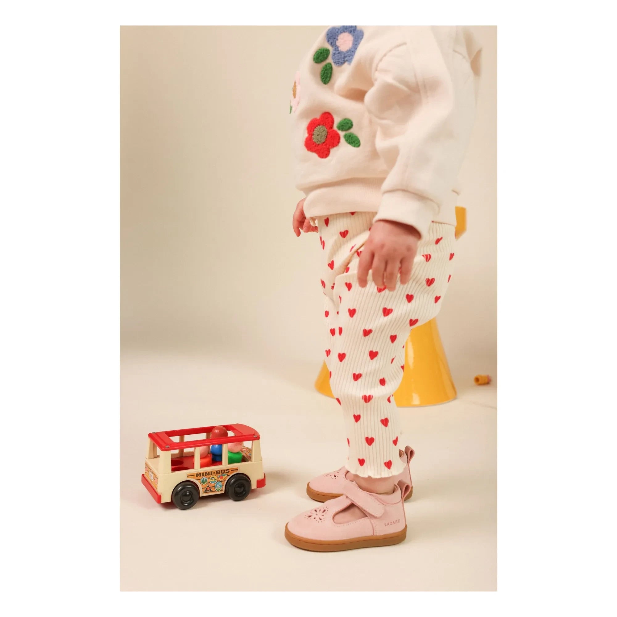 Lazare - Babies Pia Etoile Suede | Powder Pink