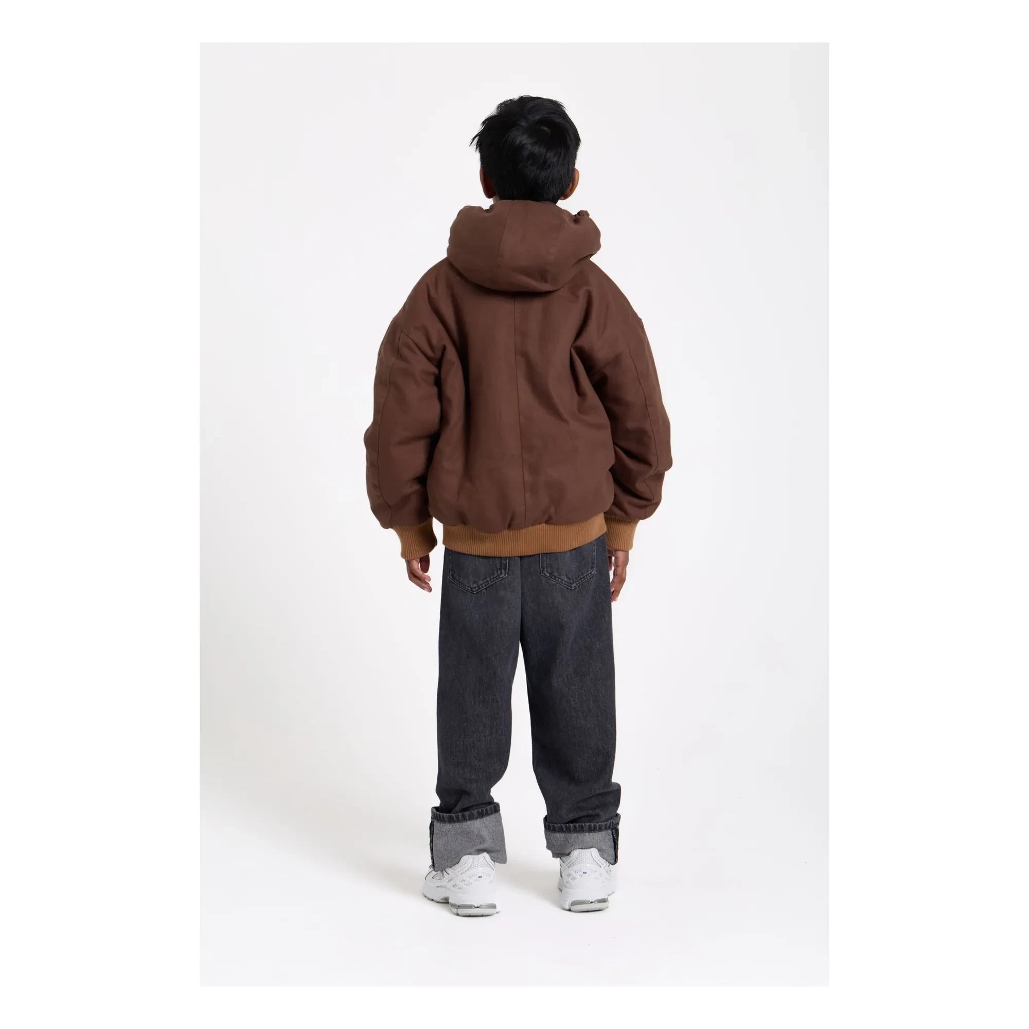 Hundred Pieces - Matt Hooded Jacket | Brown