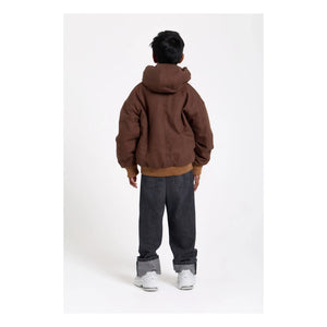 Hundred Pieces - Matt Hooded Jacket | Brown