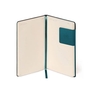 Legami - Blank Page and Monochrome Soft Cover Notebook - Deep Teal - My Notebook