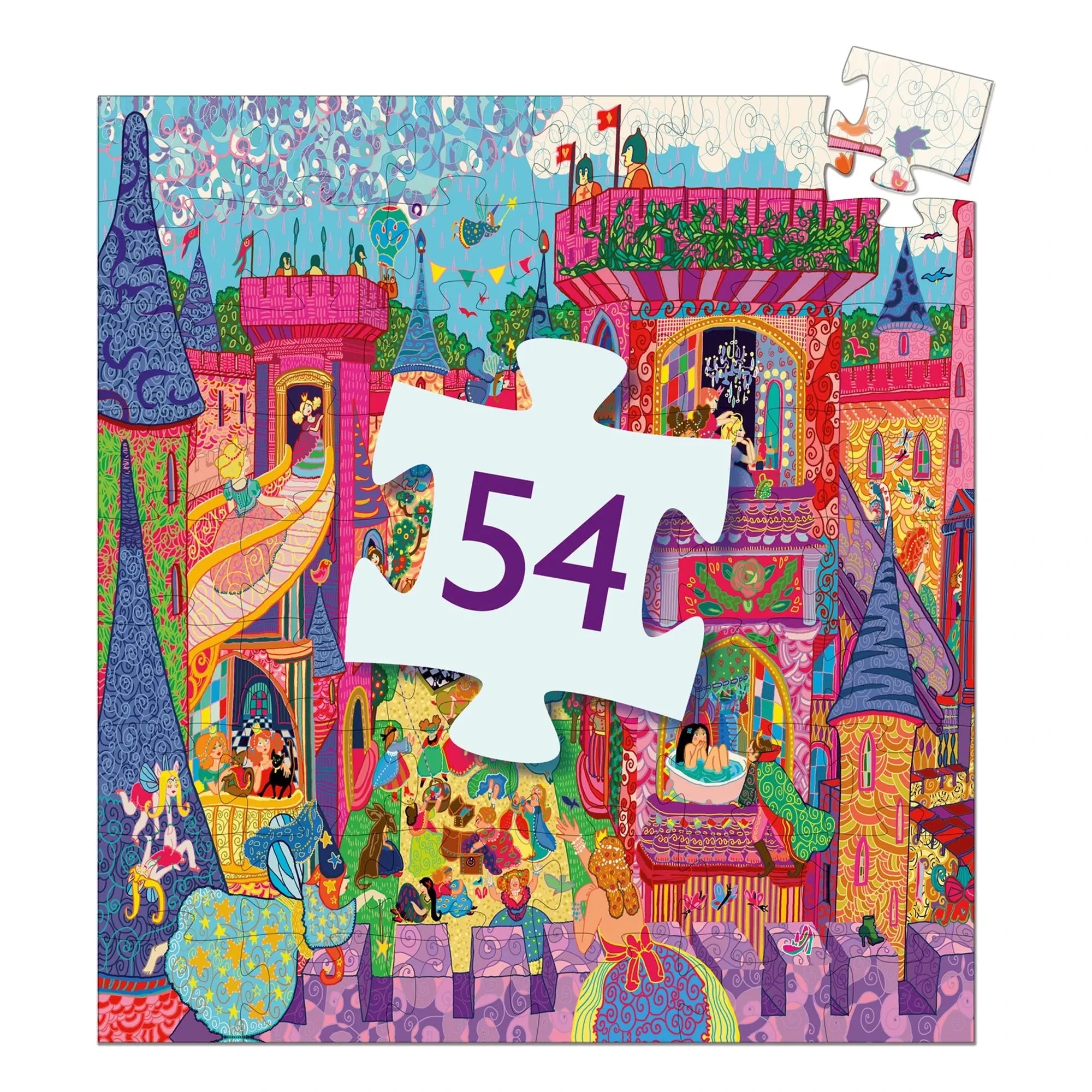 Djeco - Peri Castle Puzzle - 54 Pieces