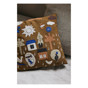 Ferm Living Kids - Village kırlent | Camel
