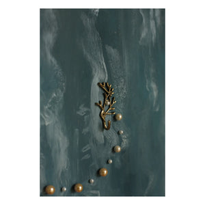 Doing Goods - Marie Cora Wandhaken aus recyceltem Messing - 2er-Set | Goldbraun