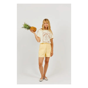 a.p - Baumwollshorts | Gelb