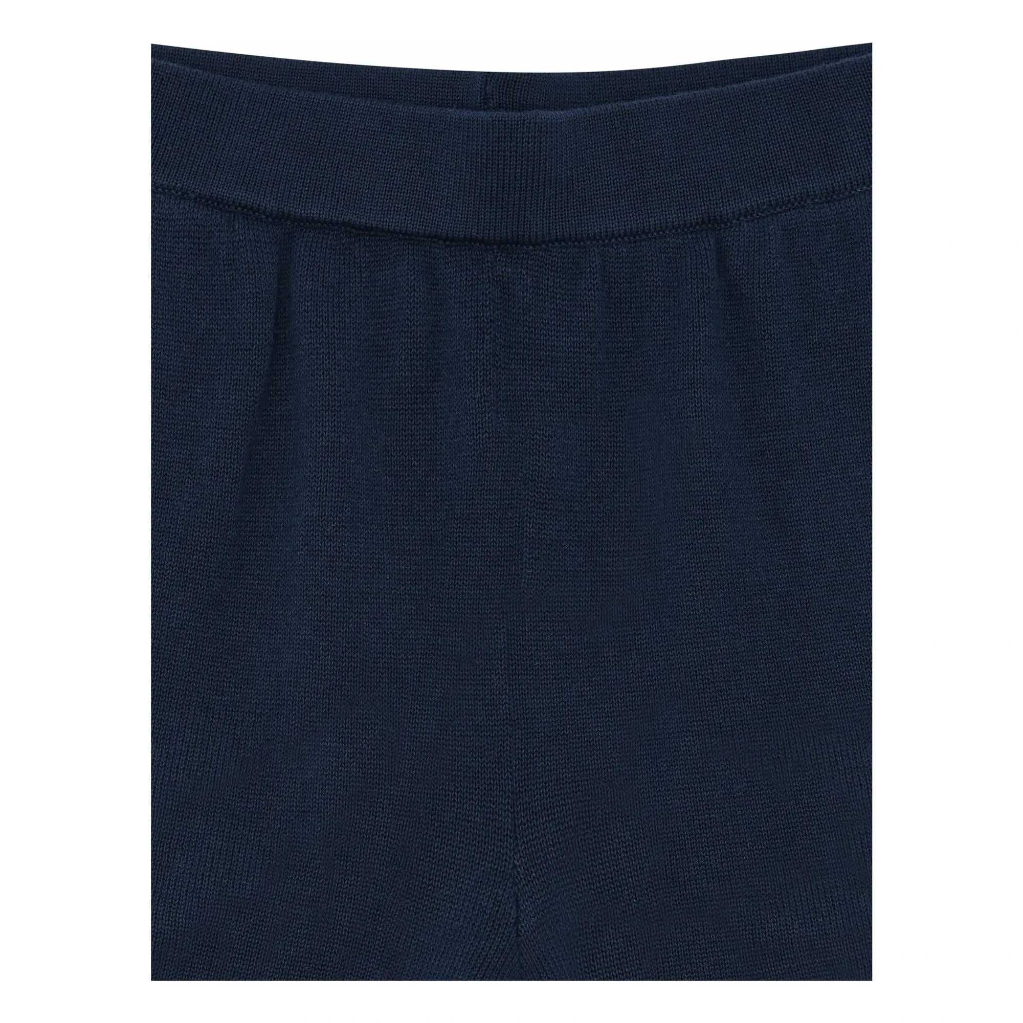 FUB - Strickshorts aus Bio-Baumwolle | Marineblau