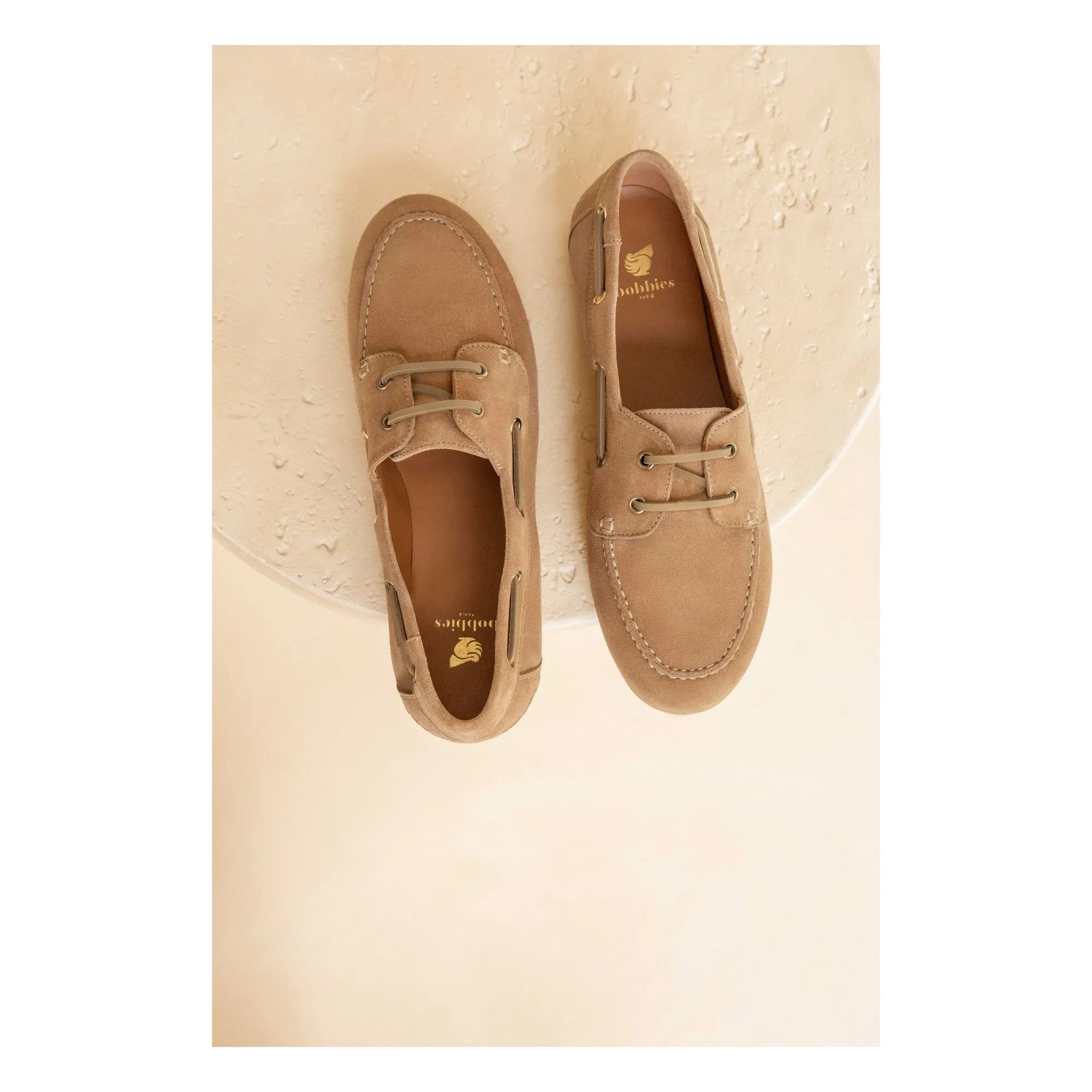 Bobbies - Betsy Wildleder-Bootsschuh | Beige