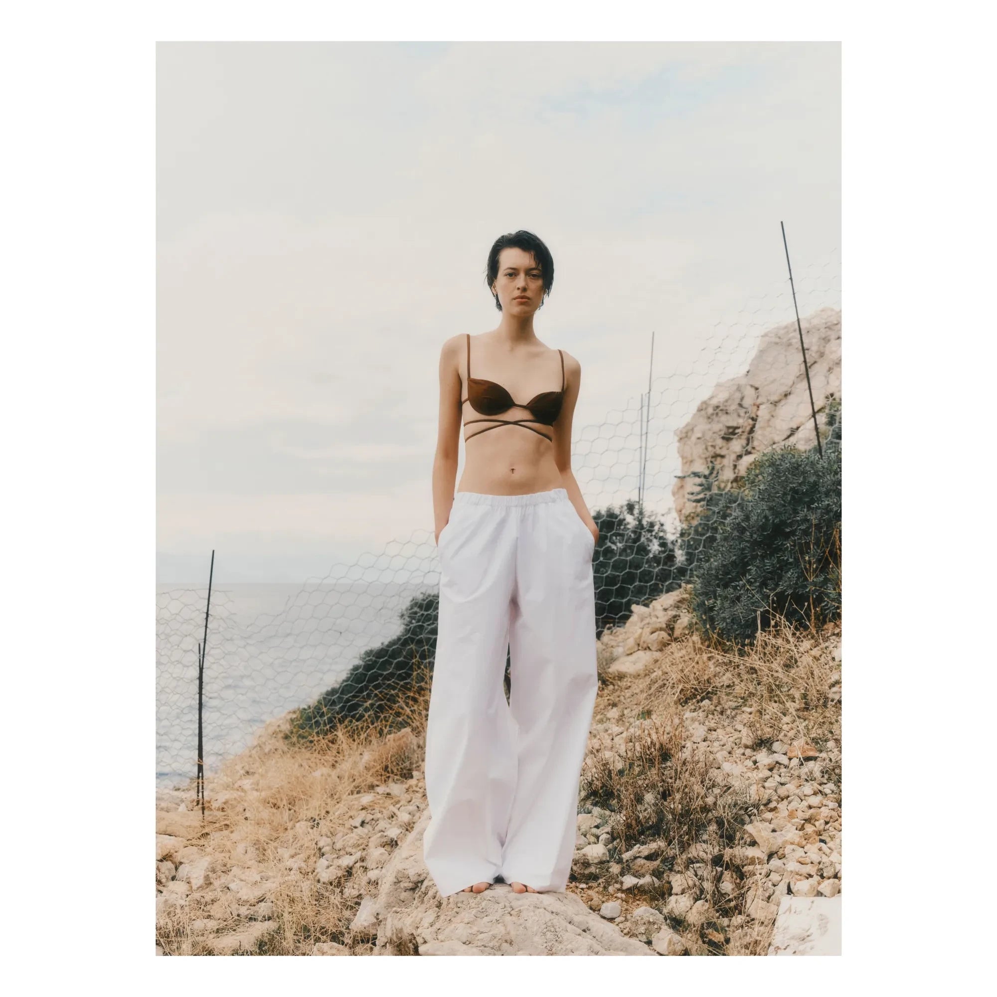 Vanessa Sposi - Pamuklu Günlük Pantolon | Fildişi