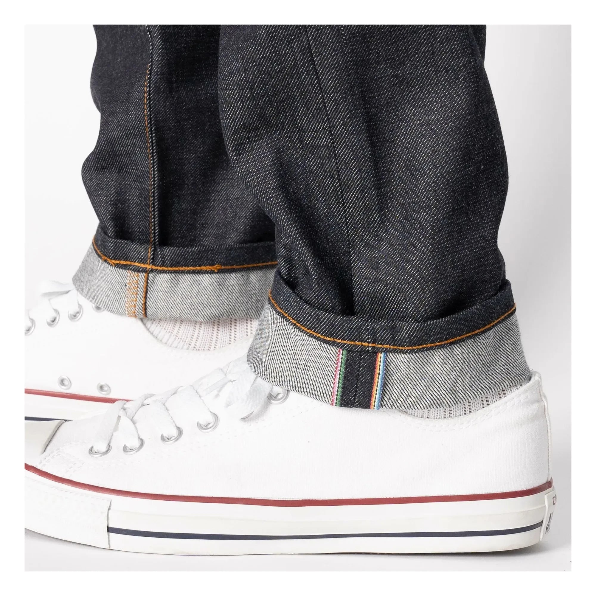 Naked & Famous - Super Guy Dia De Los Muertos Selvedge Kot Pantolon | İndigo