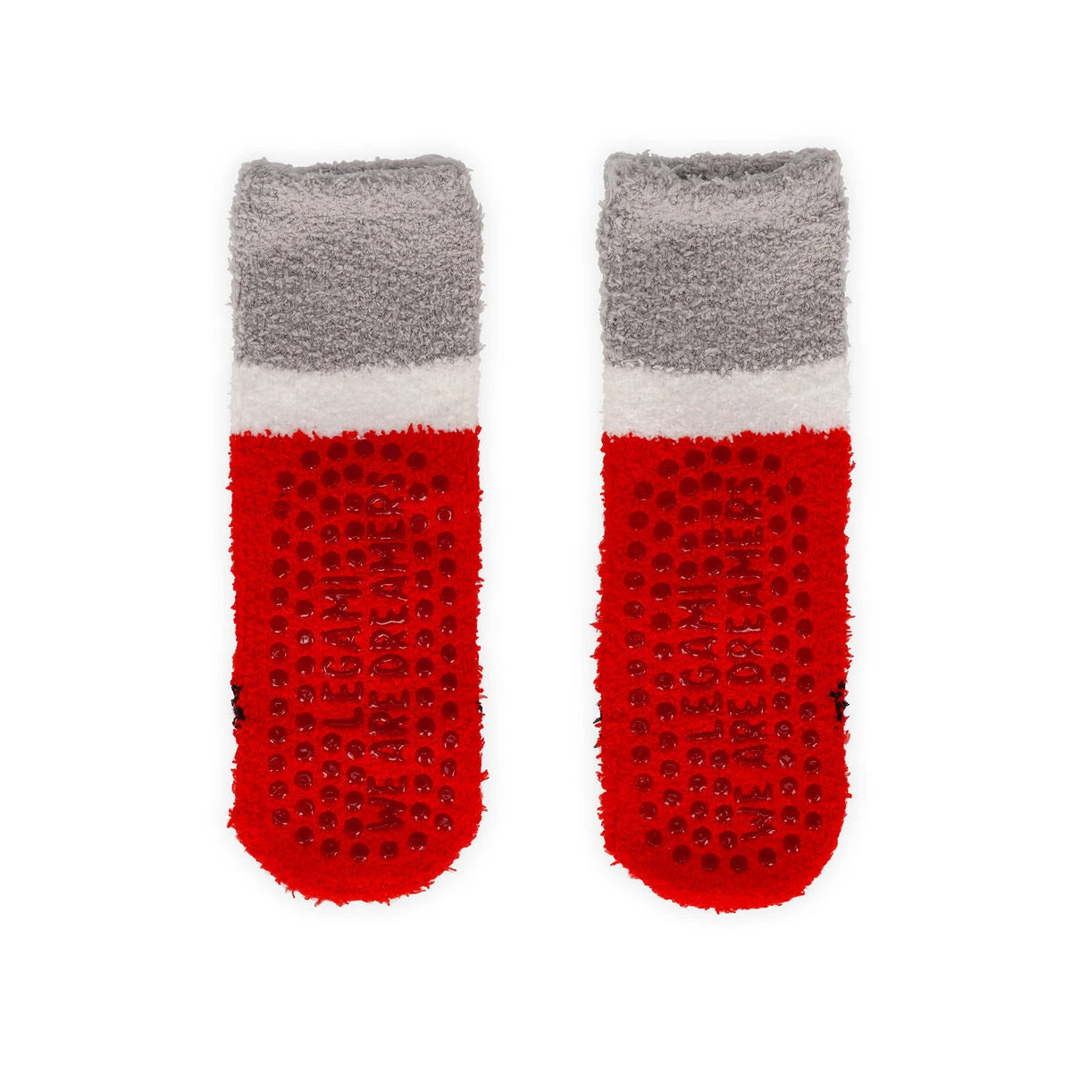 Legami - Kids' Christmas Slipper Socks Kitty Santa - A Perfect Fit!