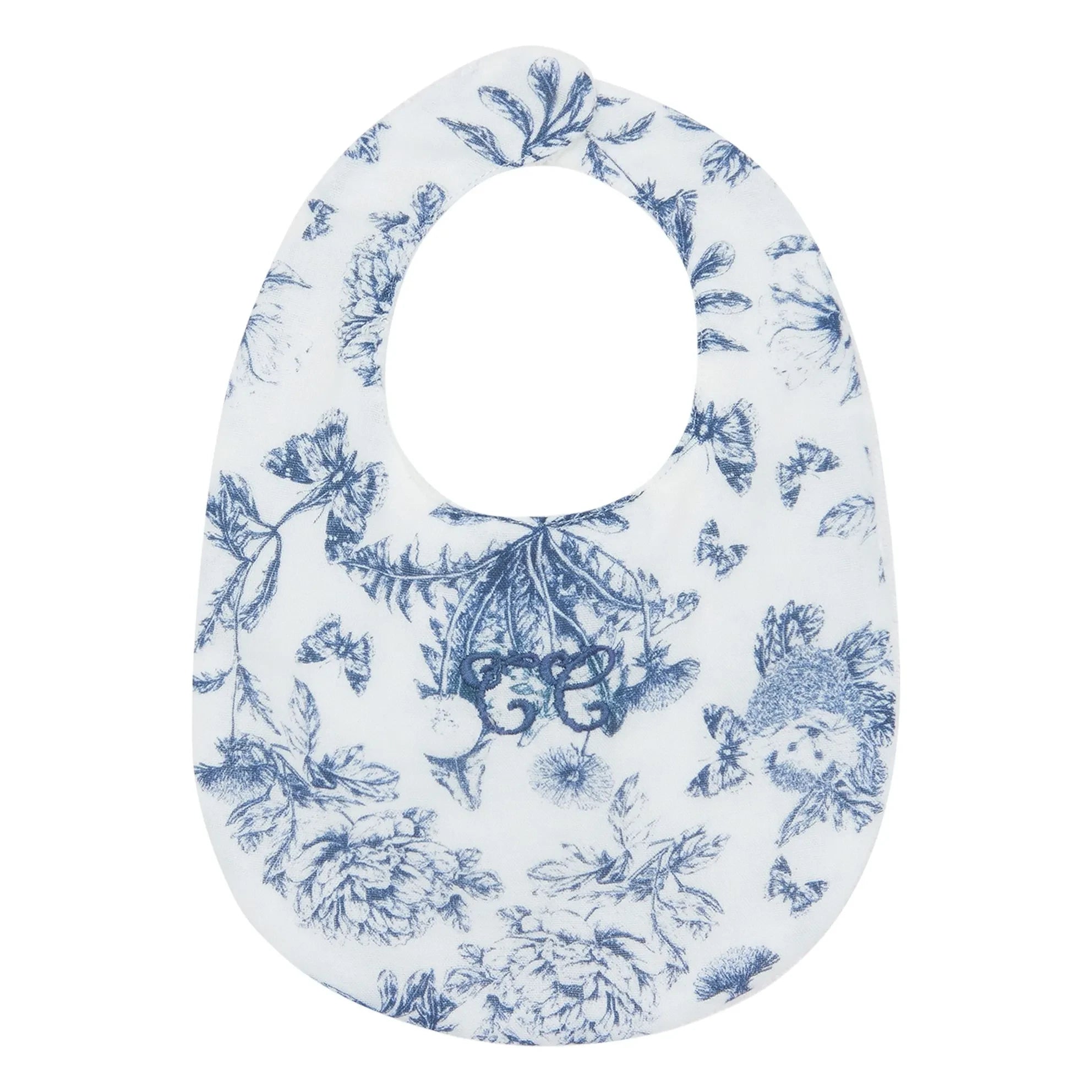 Tartine et Chocolat - Toile de Jouy Mama Bib | Navy Blue