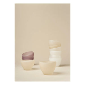 Los Objetos Decorativos - Opal Borosilikat Kase - 2'li Set | Ecru