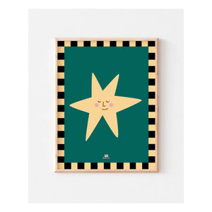 Ma petite vie - Pop Star Poster | Dunkelgrün