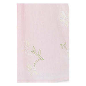 Tartine et Chocolat - Dusty Pink Floral Pattern Balloon Sleeve Dress