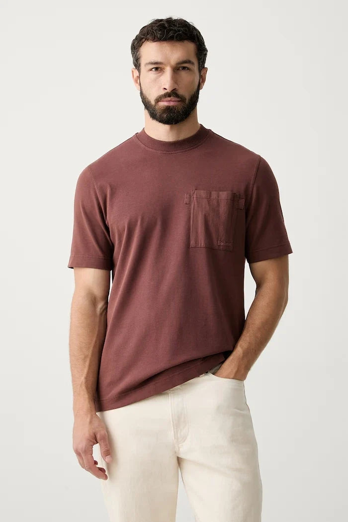 Barbour erkek pamuklu Ivergill tişört