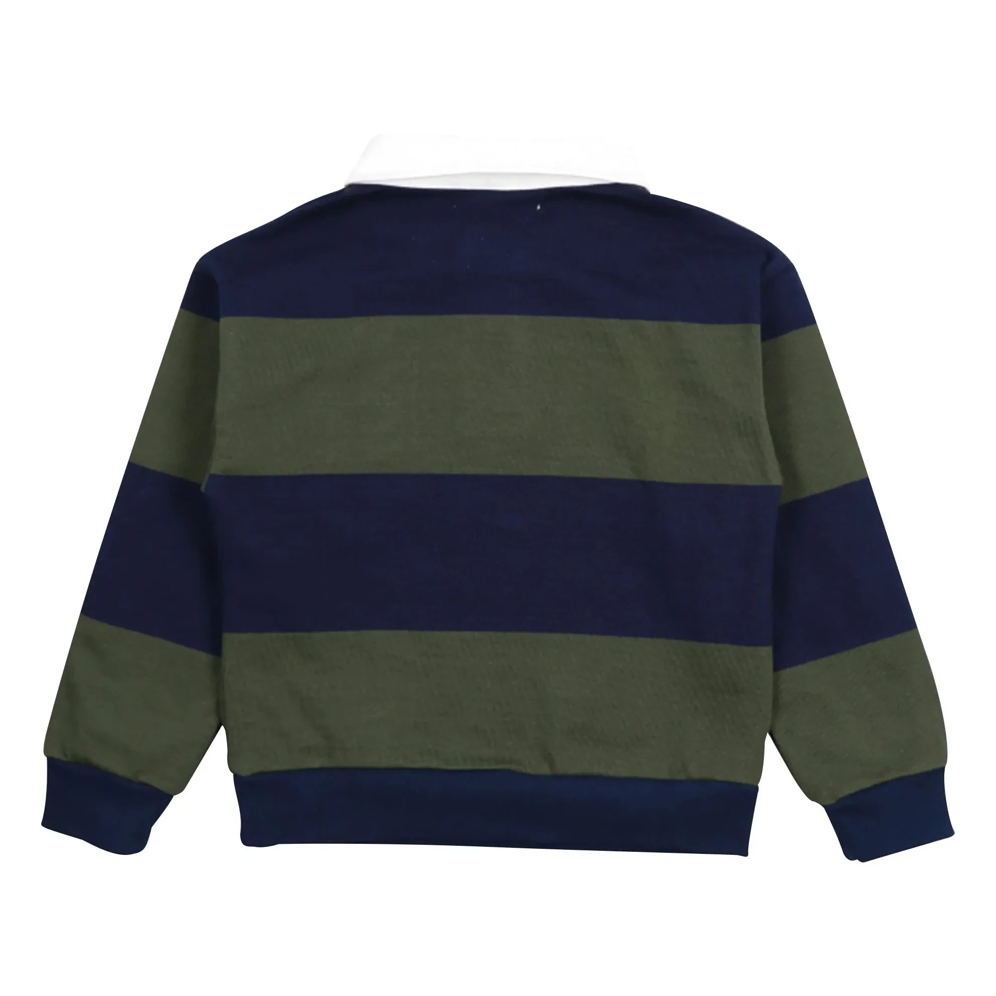 the new society - Tomas Bio-Baumwoll-Poloshirt mit Streifen | Marine