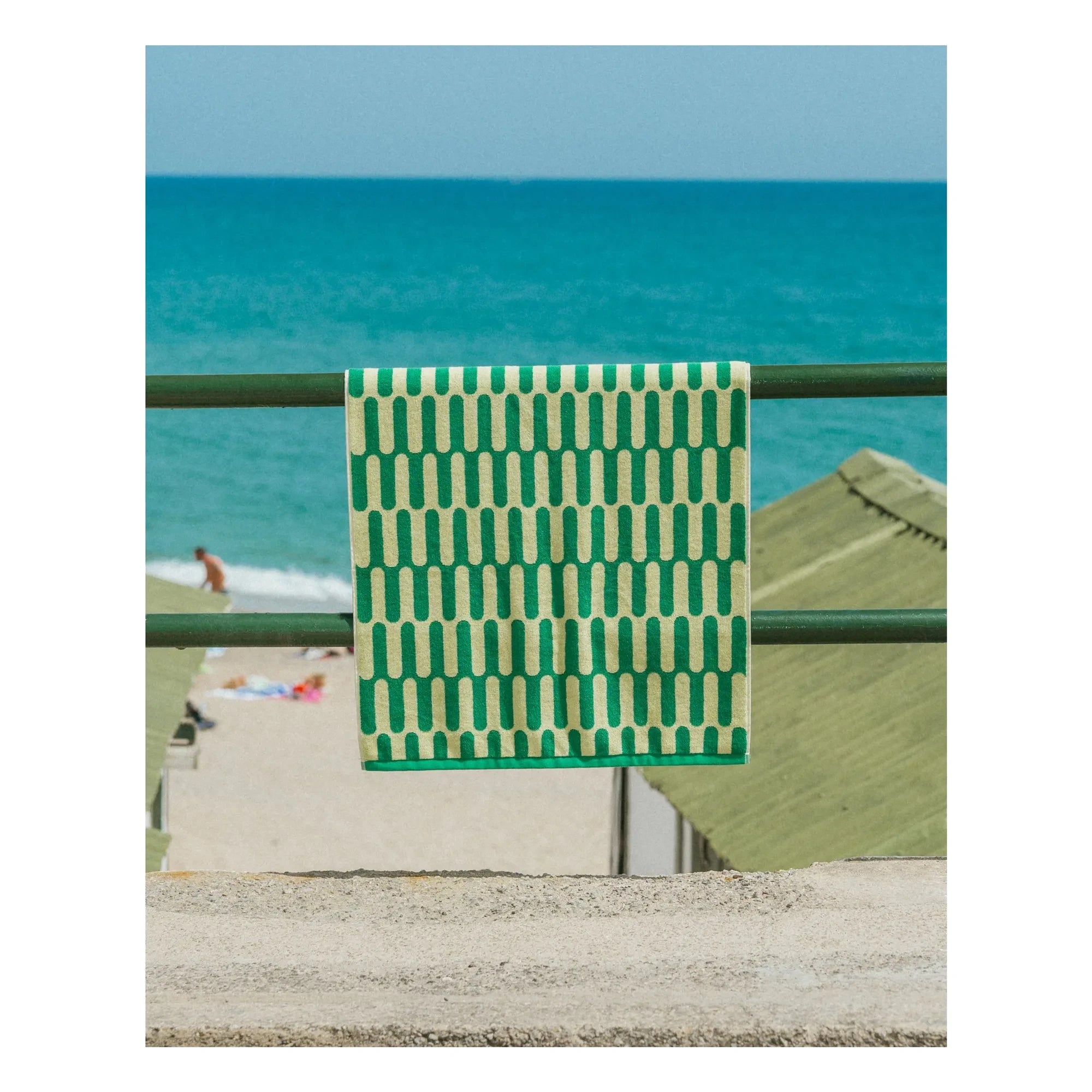 Tarta Gelatina - Paseo Bathroom Towel | Green