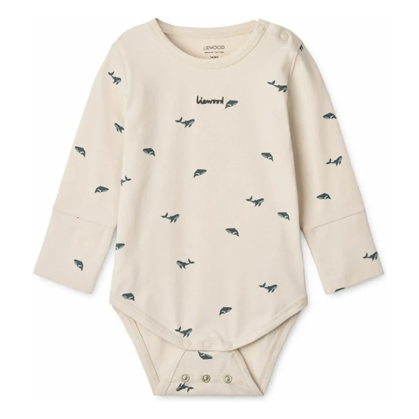Liewood - 2'li Yanni Balina Gövdeleri Organik Pamuk | Ekru
