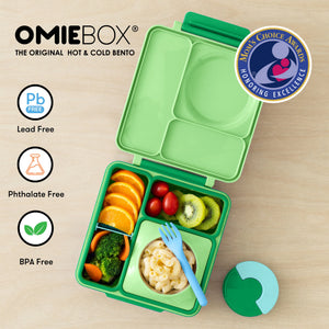 OmieBox - Isolierte Bento-Lunchbox in Apfelgrün