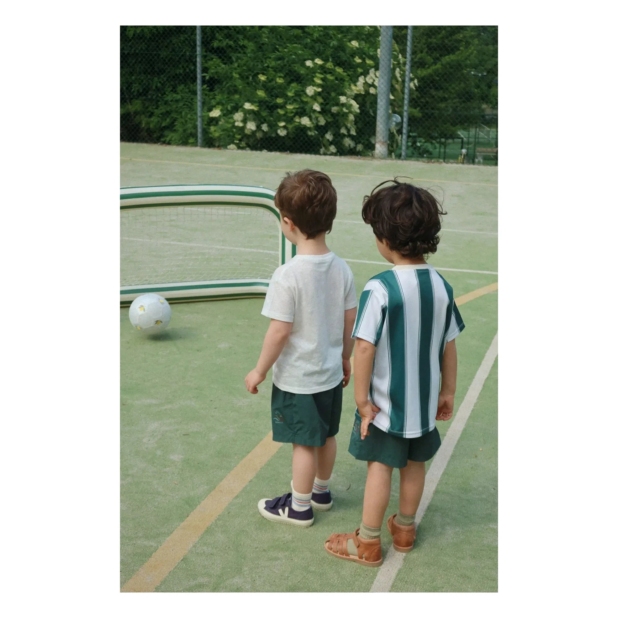 Konges Sløjd - Striped T-Shirt Recycled Fibres | Green