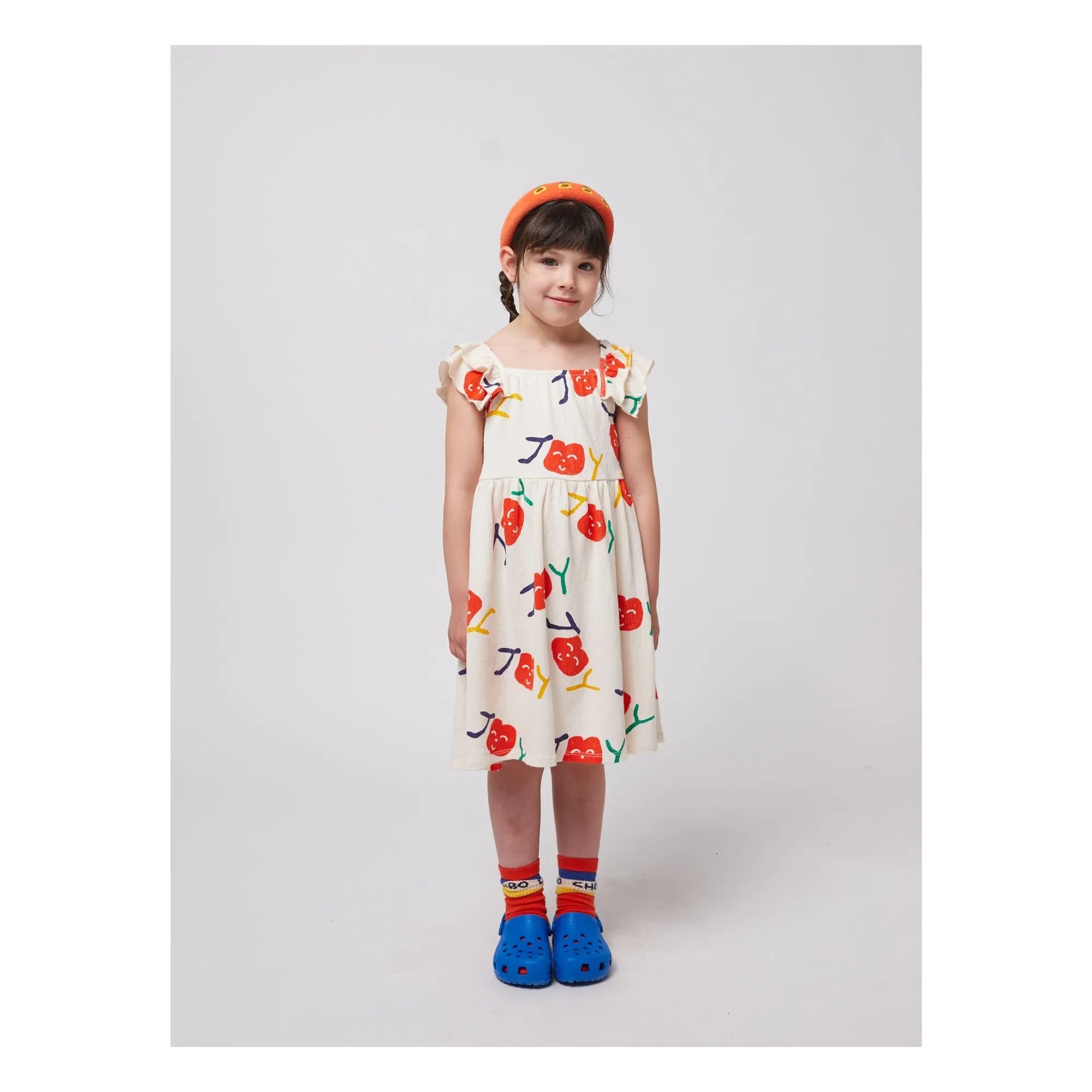 Bobo Choses - Joy Kleid aus Bio-Baumwolle | Ecru