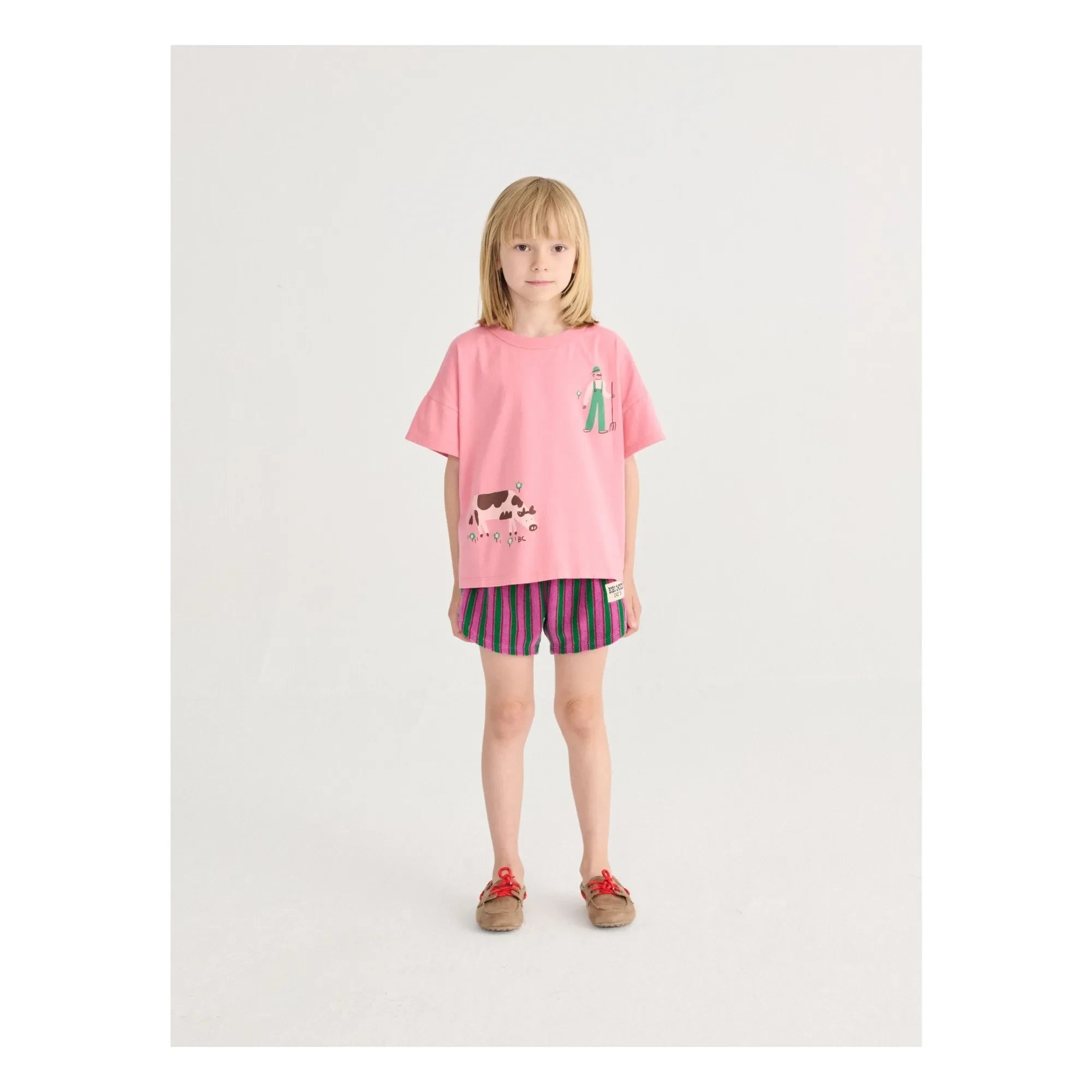 Bobo Choses - Farm T-shirt Organic Cotton | Pink