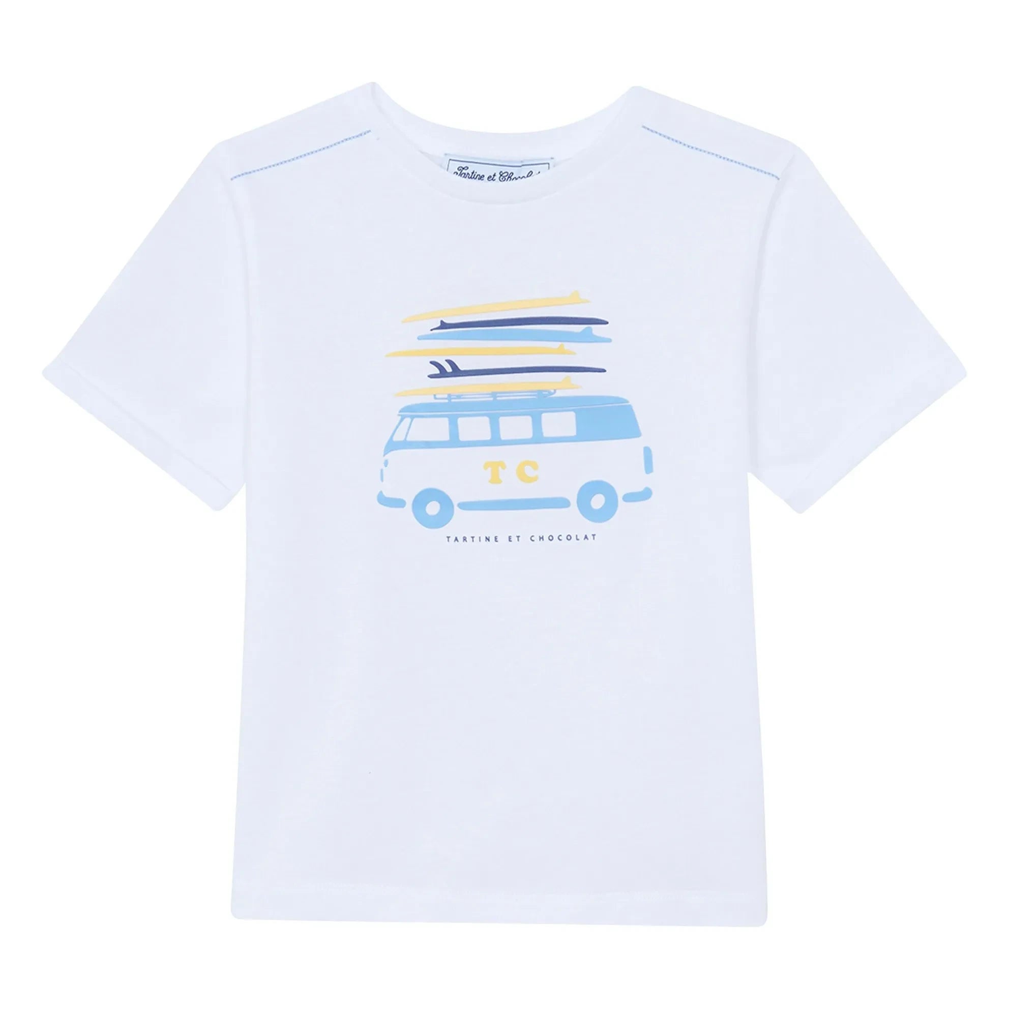 Tartine et Chocolat - Van T-Shirt | Weiß
