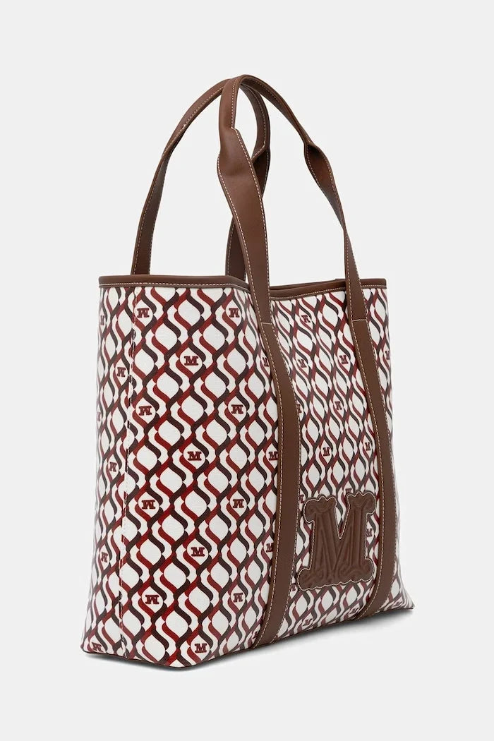 Max Mara Beachwear Kadın Sahte Deri Alışveriş Çantası FARNETO