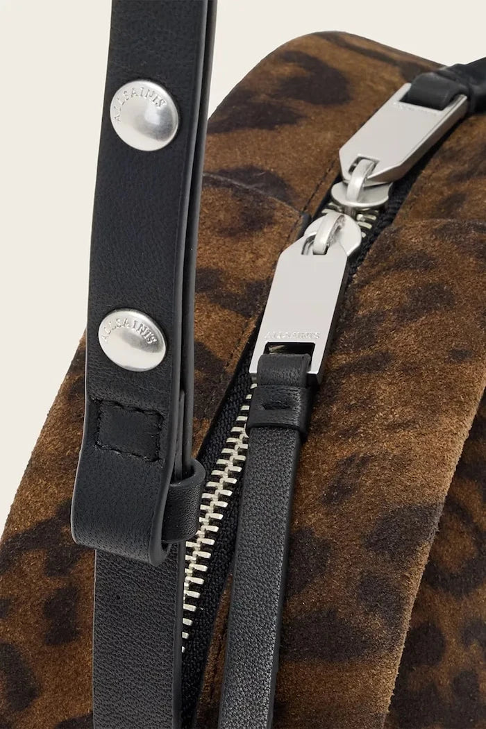 AllSaints ROSALIE kadın süet crossbody çanta
