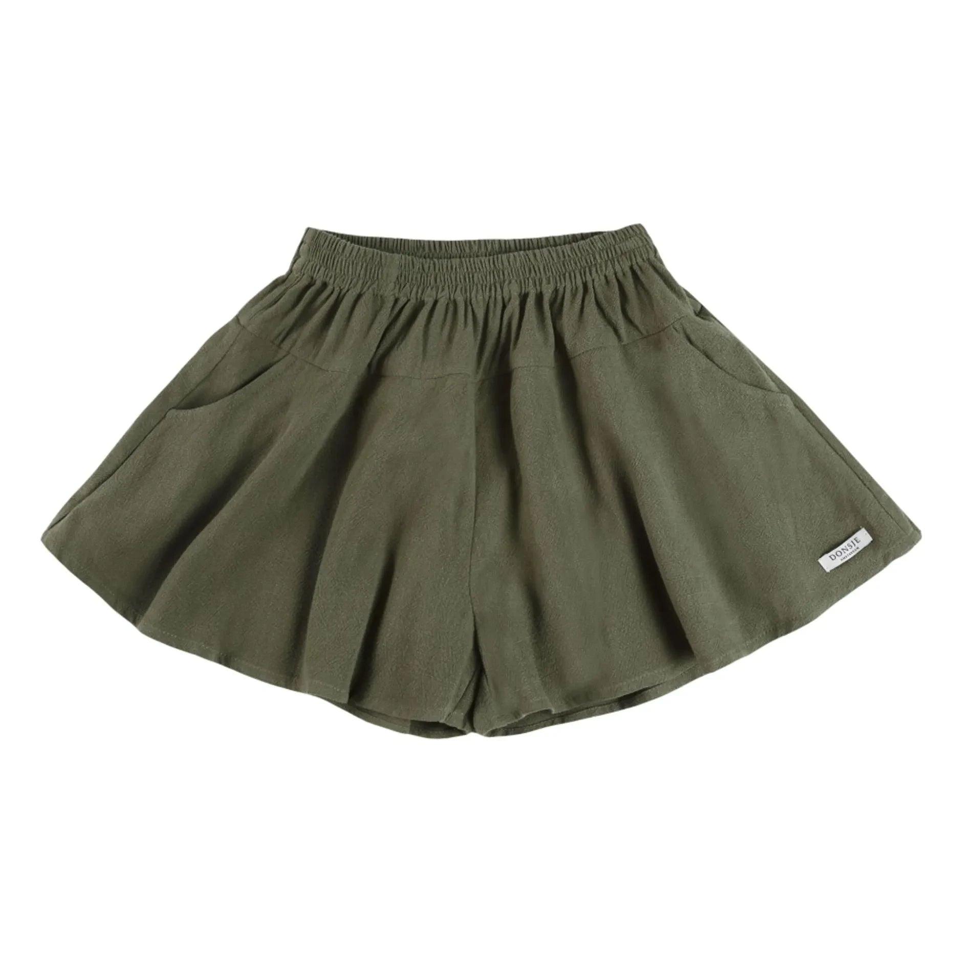 Donsje - Mazena Leinenshorts | Dunkelkhaki
