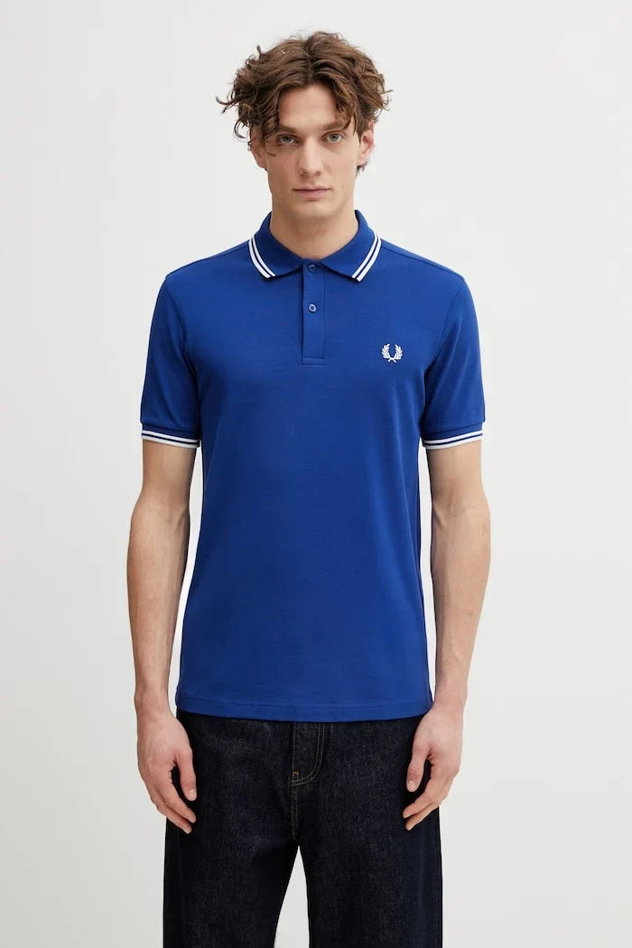Fred Perry Yakalı Pamuklu Tişört