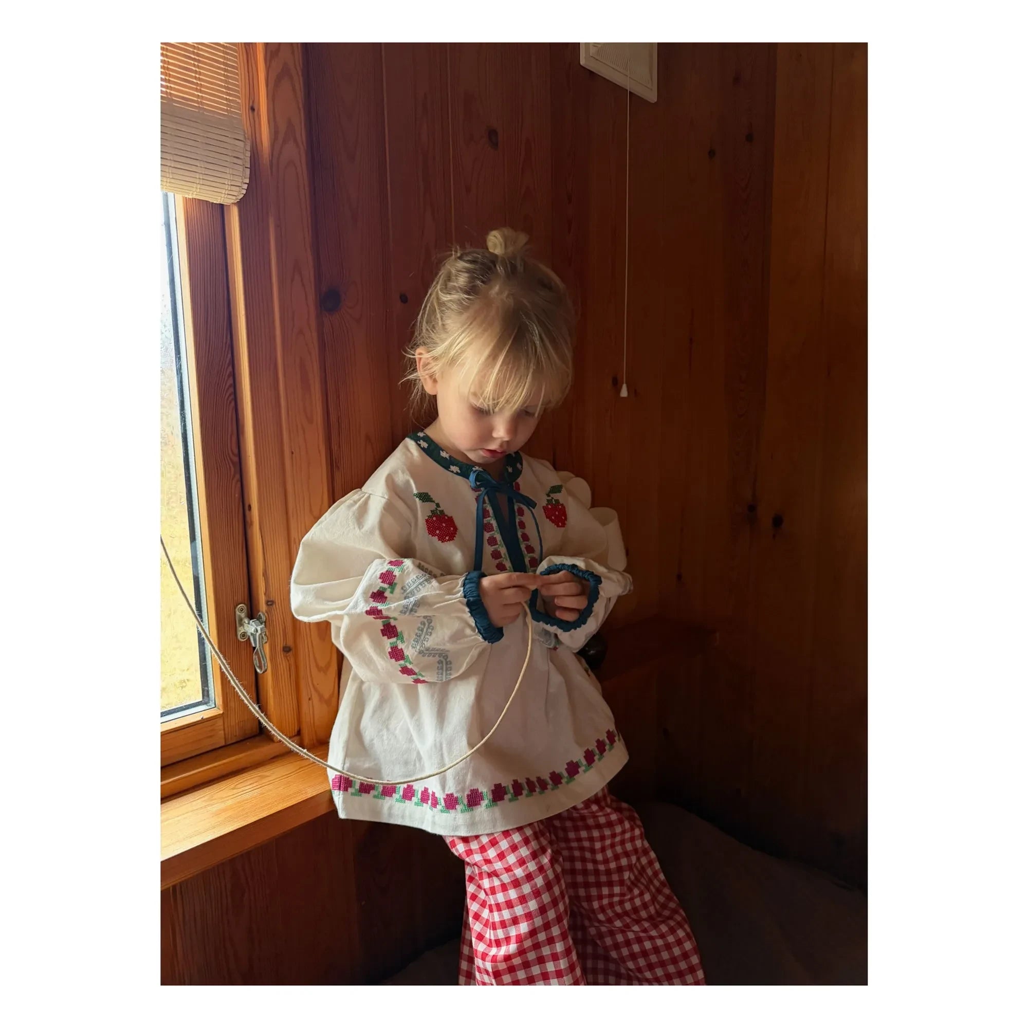 SISSEL EDELBO - Bluse Falka Bio-Baumwolle - Kinderkollektion | Ecru