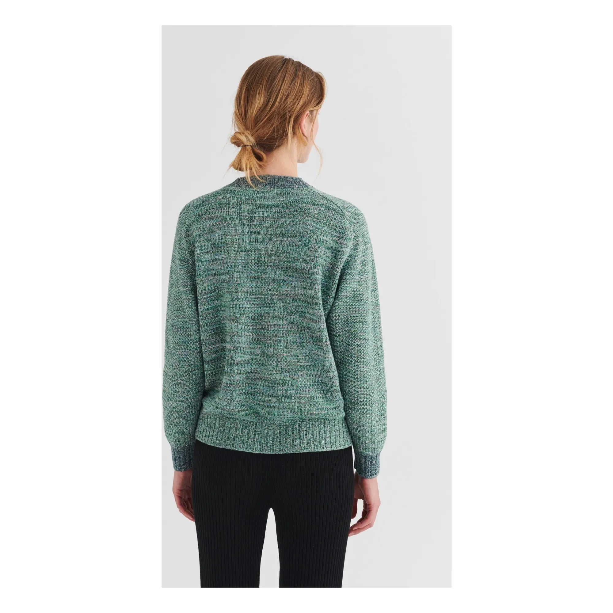 FUB – Mix-Pullover | Blau-Grün