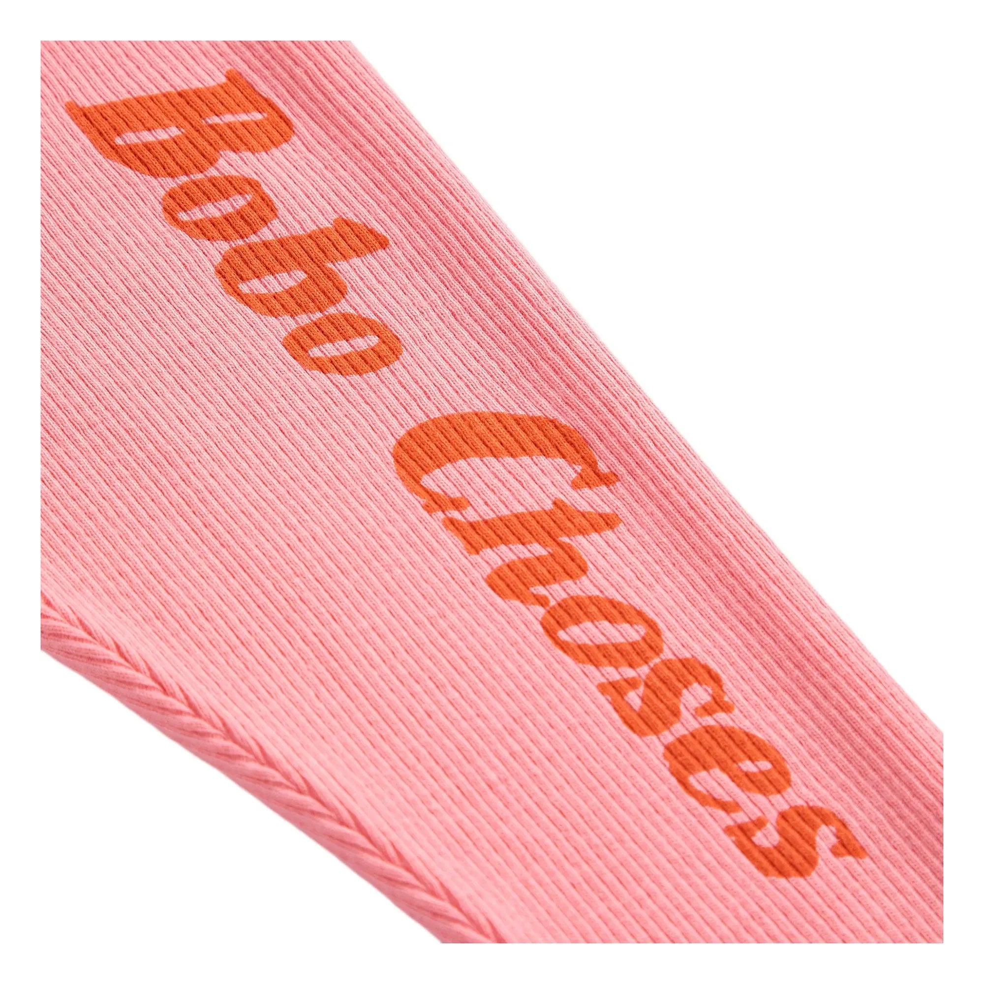 Bobo Choses – Gerippte Leggings Bobo Choses Bio-Baumwolle | Rosa