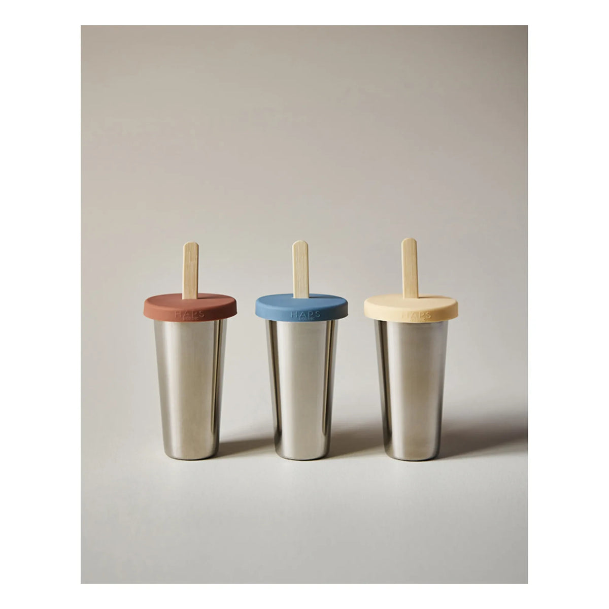 Haps Nordic - Set of 4 Ice Cream Molds | Blue