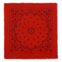 Kujten - Hachiko Kaşmir Bandana | Kırmızı