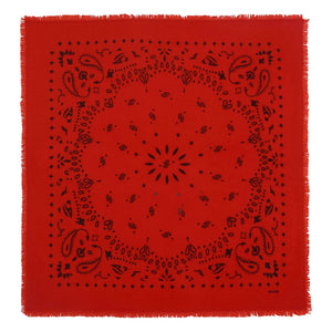 Kujten - Hachiko Kaşmir Bandana | Kırmızı