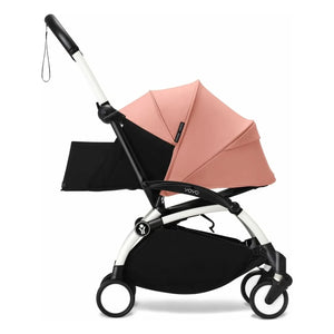 Stokke® - YOYO³ 0+ yenidoğan bebek arabası Beyaz çerçeve | Ginger