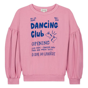 We Are Kids - Lili Dancing Club Bio-Baumwoll-Sweatshirt mit Ballonärmeln | Rosa