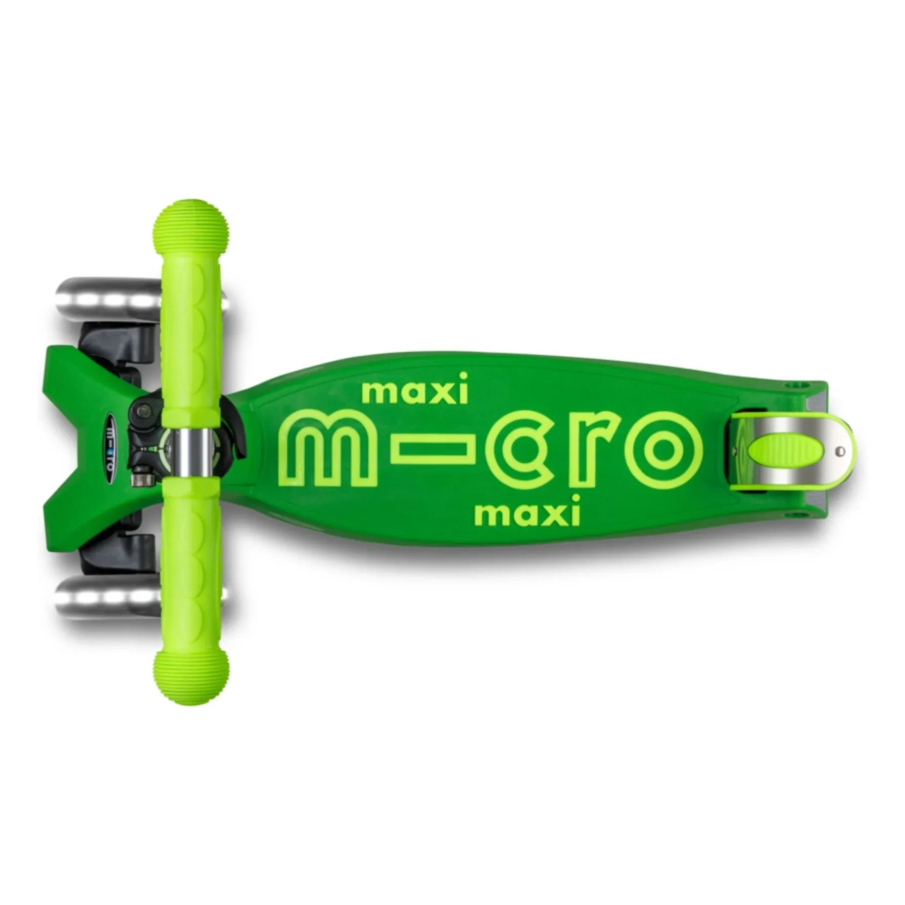 Micro - Maxi Faltbarer Neon LED Scooter | Grün