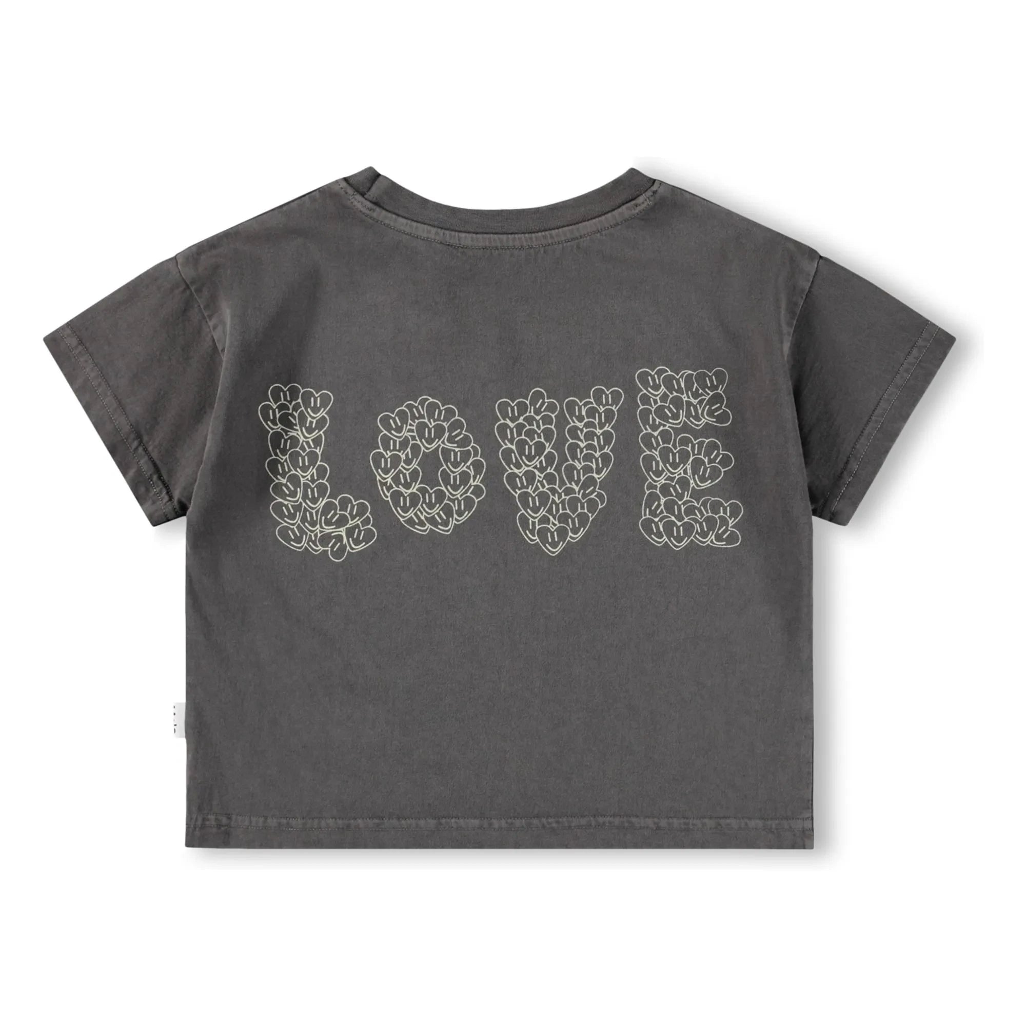Molo - Runi Love organik pamuklu T-shirt | Koyu gri