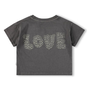 Molo - Runi Love organik pamuklu T-shirt | Koyu gri
