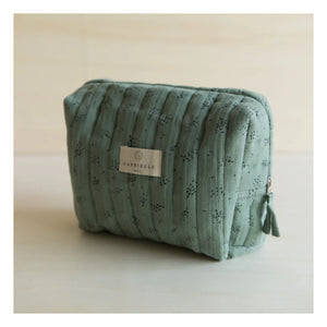 Gabrielle Paris - Organic Cotton Makeup Bag | Eucalyptus